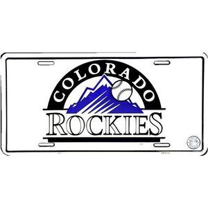 Colorado Rockies MLB License Plate